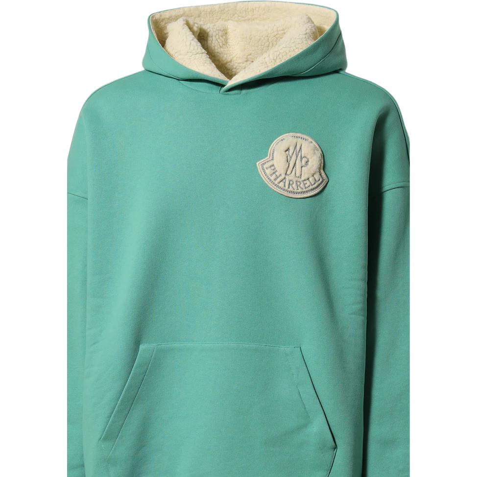 Moncler Hooded Long Sleeve Pullover Sweatshirt Men sweatshirt Green 8G00003UM281884H