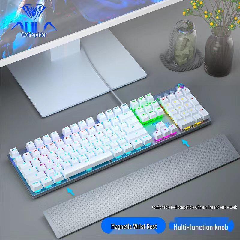 AULA F2088 Wired Mechanical Gaming Keyboard