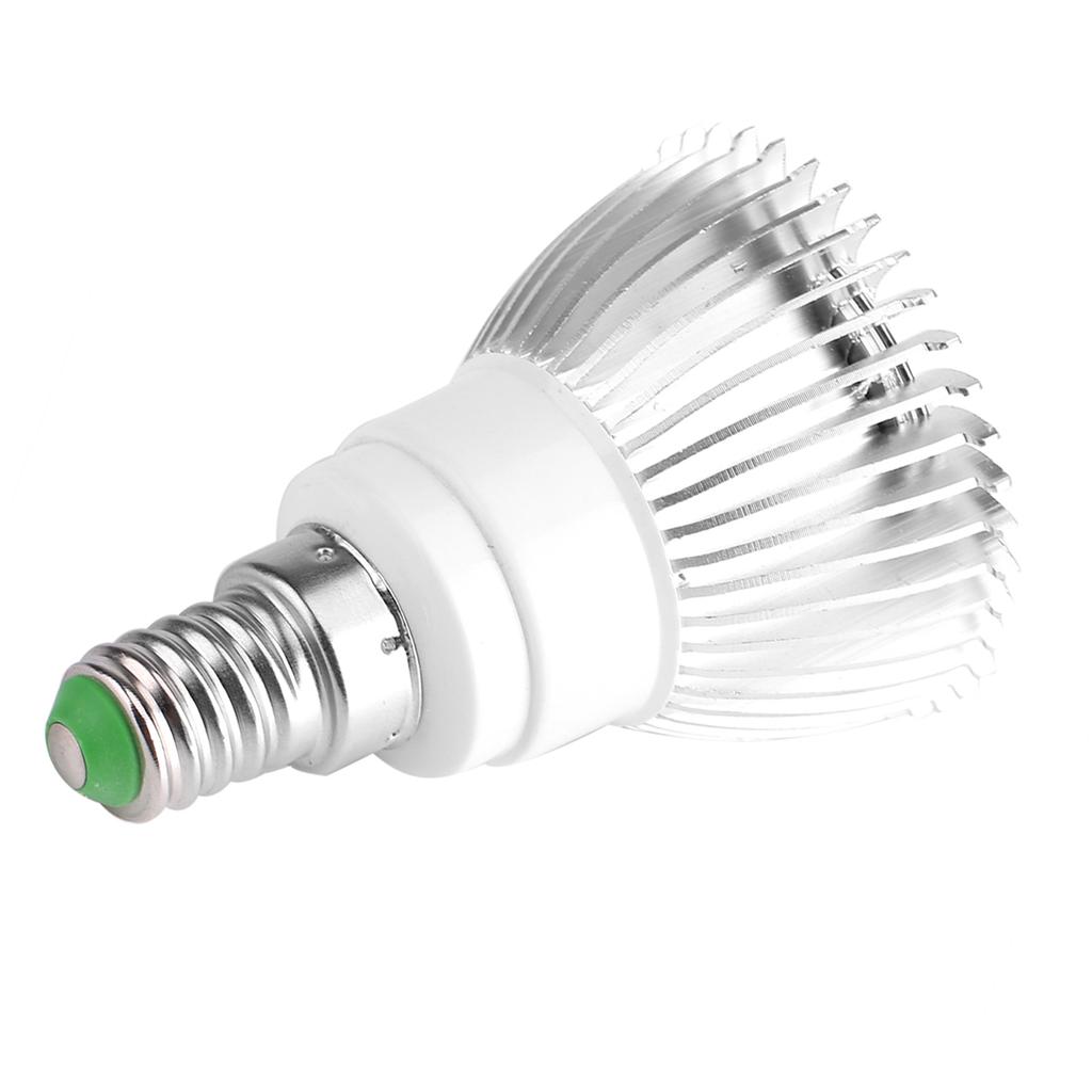 Полный спектр 85-265 В 18 Вт 18 светодиодных ламп для выращивания цветов и растений, гидропонная лампа для выращивания растений (E14)