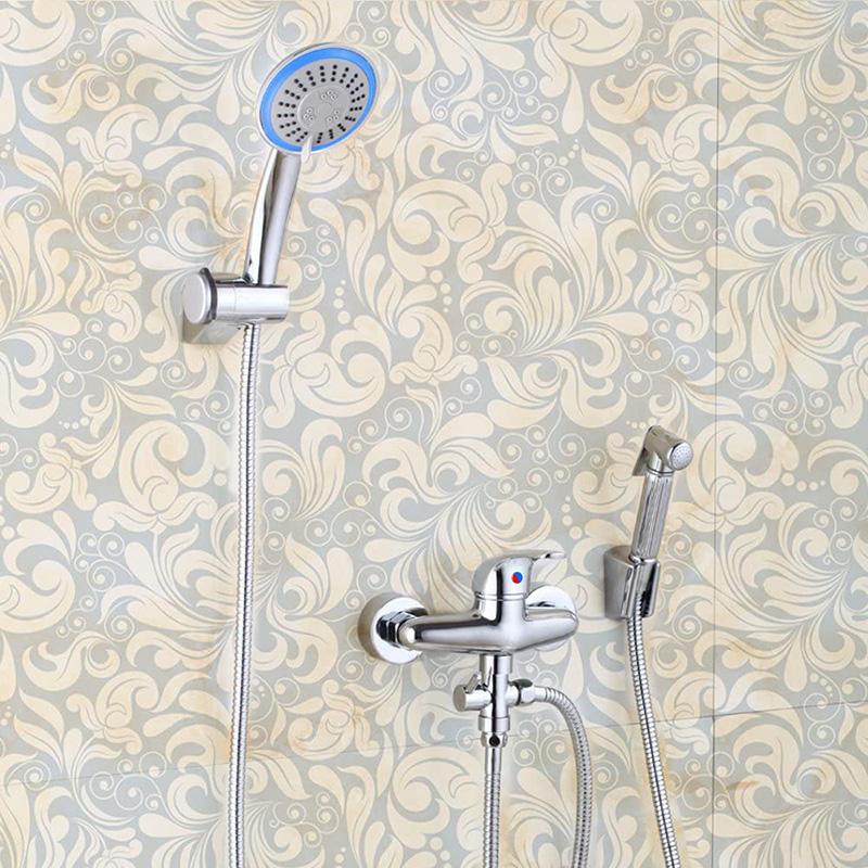 G1 / 2 Ручной Душевой Головки Сборка Адаптер Адаптер Душевая Система Запасные Части Полированный Хром Аксессуары Для Ванной Комнаты