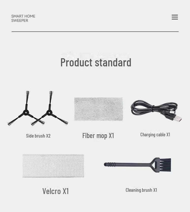 Умный автоматический пылесос с функцией зарядки и мытья полов