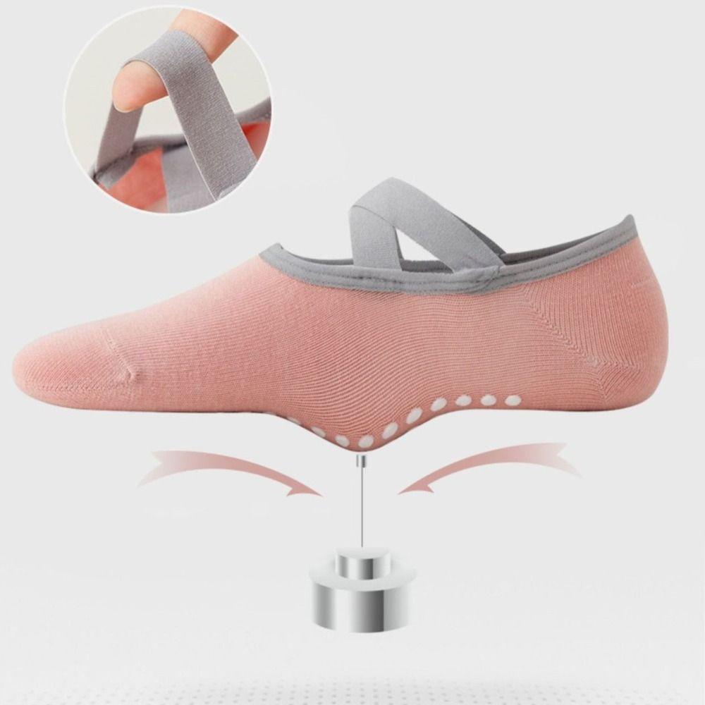 Breathable Pilates Socks Anti-Slip Sports Socks Quality Bandage Yoga Socks Sports