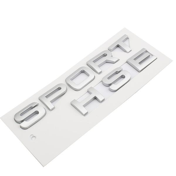 Автомобильные 3D спортивные наклейки с буквами HSE и наклейки, подходящие для Land Rover Range Rover Evoque, спортивный автомобиль, задний багажник, эмблема на кузове, наклейка со значком