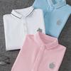 2023 Summer Kids' Short-Sleeve Cotton Polo Shirt - Korean Style Student Uniform