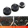Car Air Conditioning Knob AC Knob Heat Control Switch Button Knob for Lada Granta Car Accessories 3pcs/set