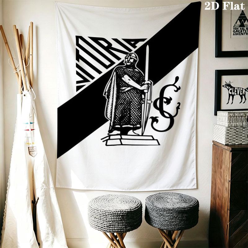 Vitoria Vibe Wall Hanging Printed Fabric Blanket Decorative Tapestries for Bedroom Living Room Home Decor