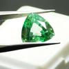 Certified Natural Bluish Green Sapphire 6.90 Ct Trillion Fabulous Gemstone