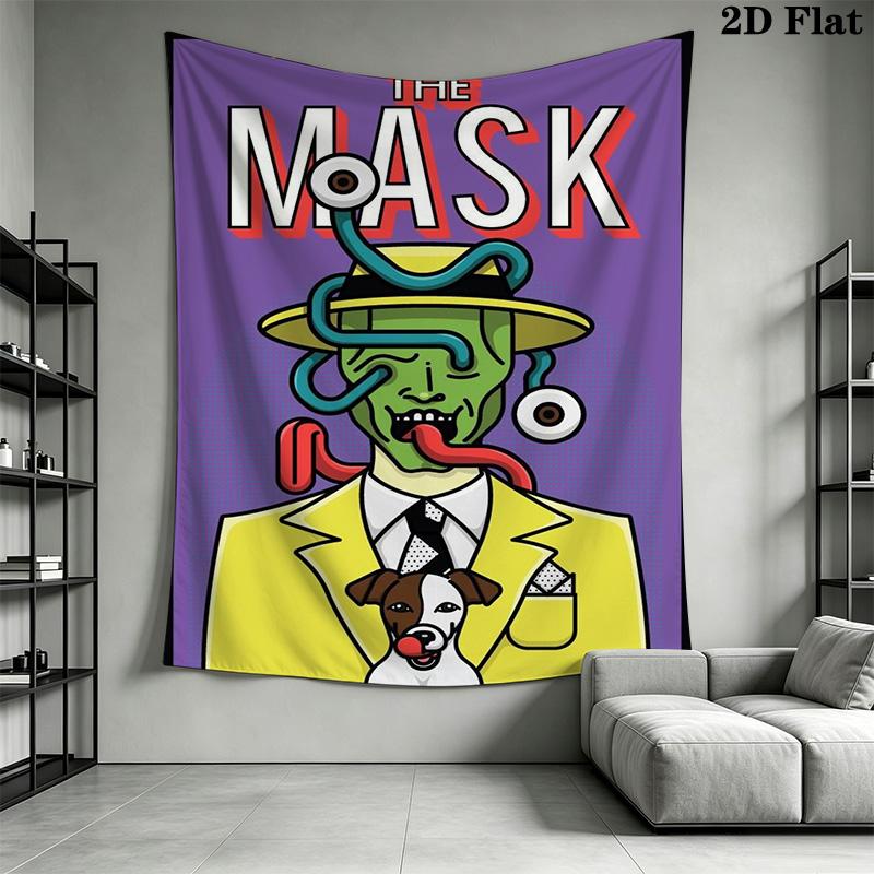 The Mask Pattern Home Decor Tapestry, Wall Hanging, Decorative RV Wall Cloth.SGT0917109