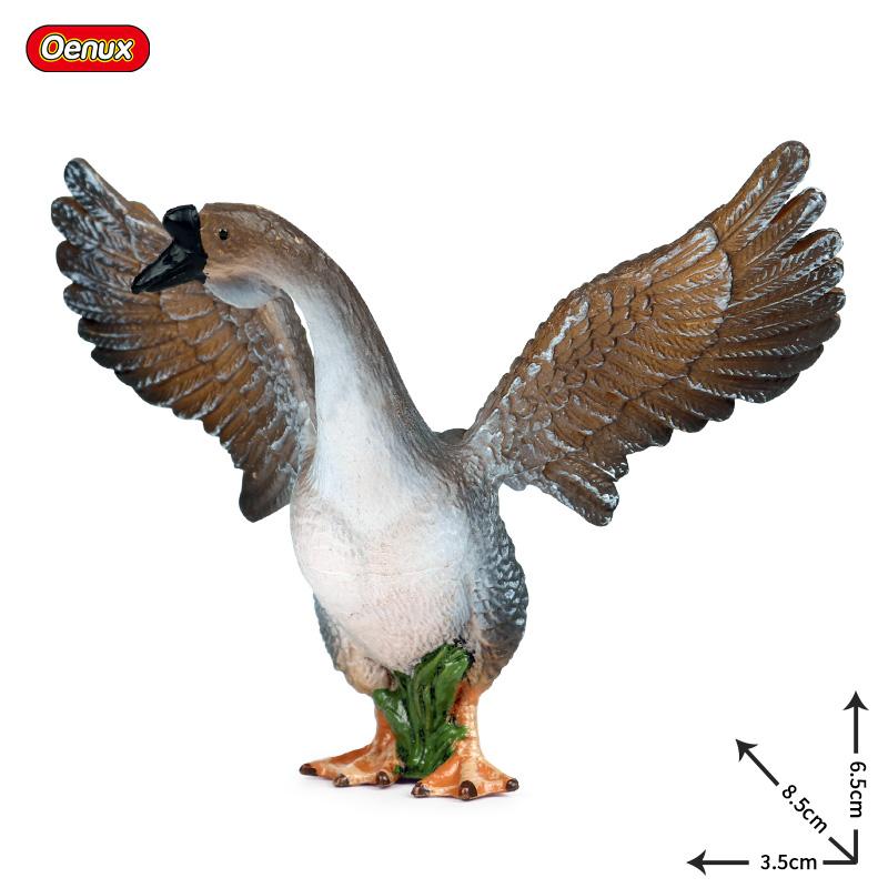 Oenux Модель Домашней Птицы Симуляция Гусь Лебедь Стая Утки Статуэтки Фермерских Животных Миниатюрная Фигурка Образование Детская Игрушка