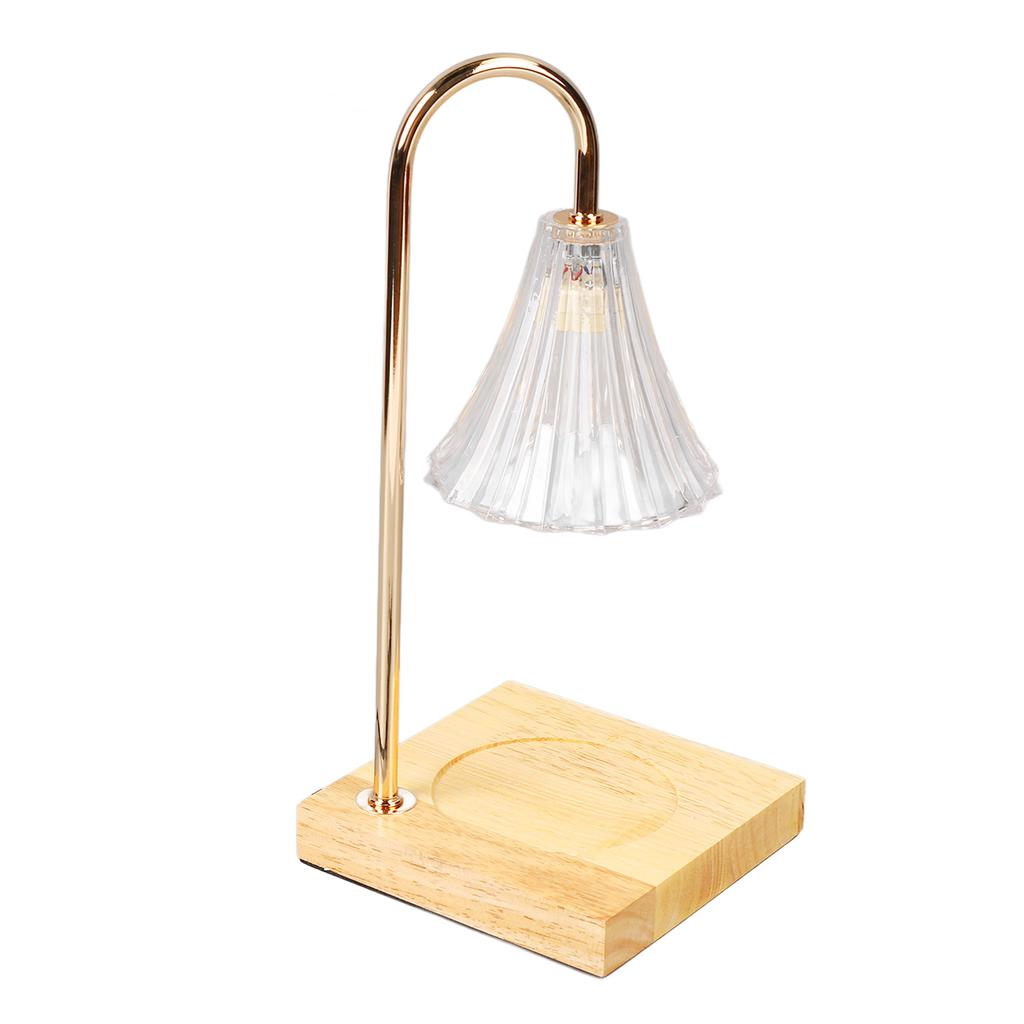 Подогреватель свечей, декоративная электрическая лампа для плавления воска с регулируемой яркостью, с деревянной основой, ЕС