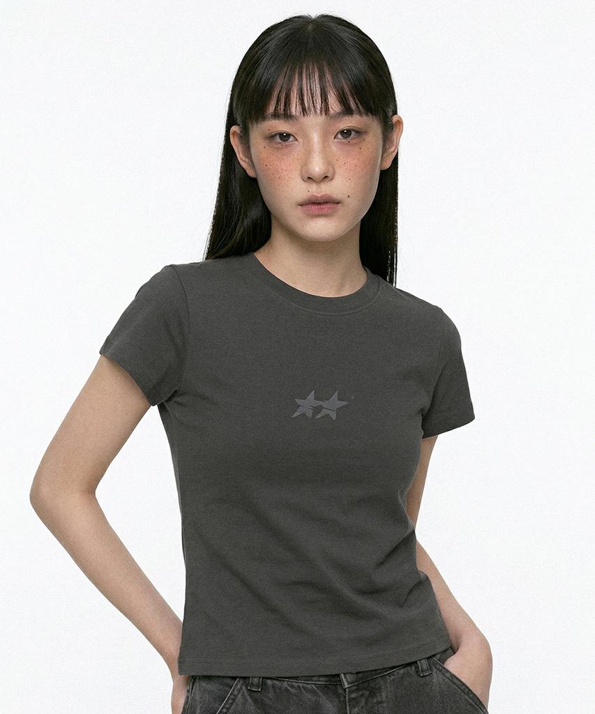 Футболка Kichieoli Twin Star (Древесный уголь)