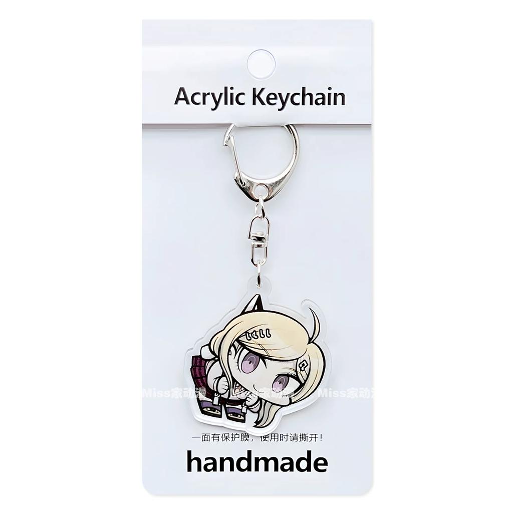 Danganronpa Akamatsu Kaede Saihara Shuichi Amami Rantaro Monokuma Acrylic Bag Pendant