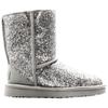 UGG Australia Short Snow Boots Unisex Silver 1105390-SLVR