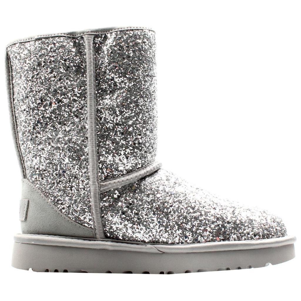 UGG Australia Short Snow Boots Unisex Silver 1105390-SLVR