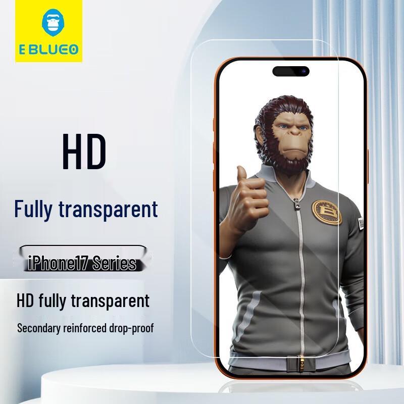 Мистер. Прозрачное закаленное стекло Blue Ape для iPhone 17 Pro