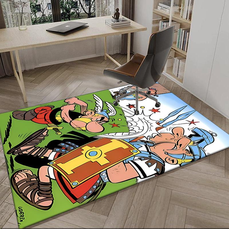 Asterix Friends Carpet, Kitchen Rugs, Yoga Mat, Non-Slip Mats, Rug for Bathroom, Living Room bedroom, Camping Rugs Christmas Gift