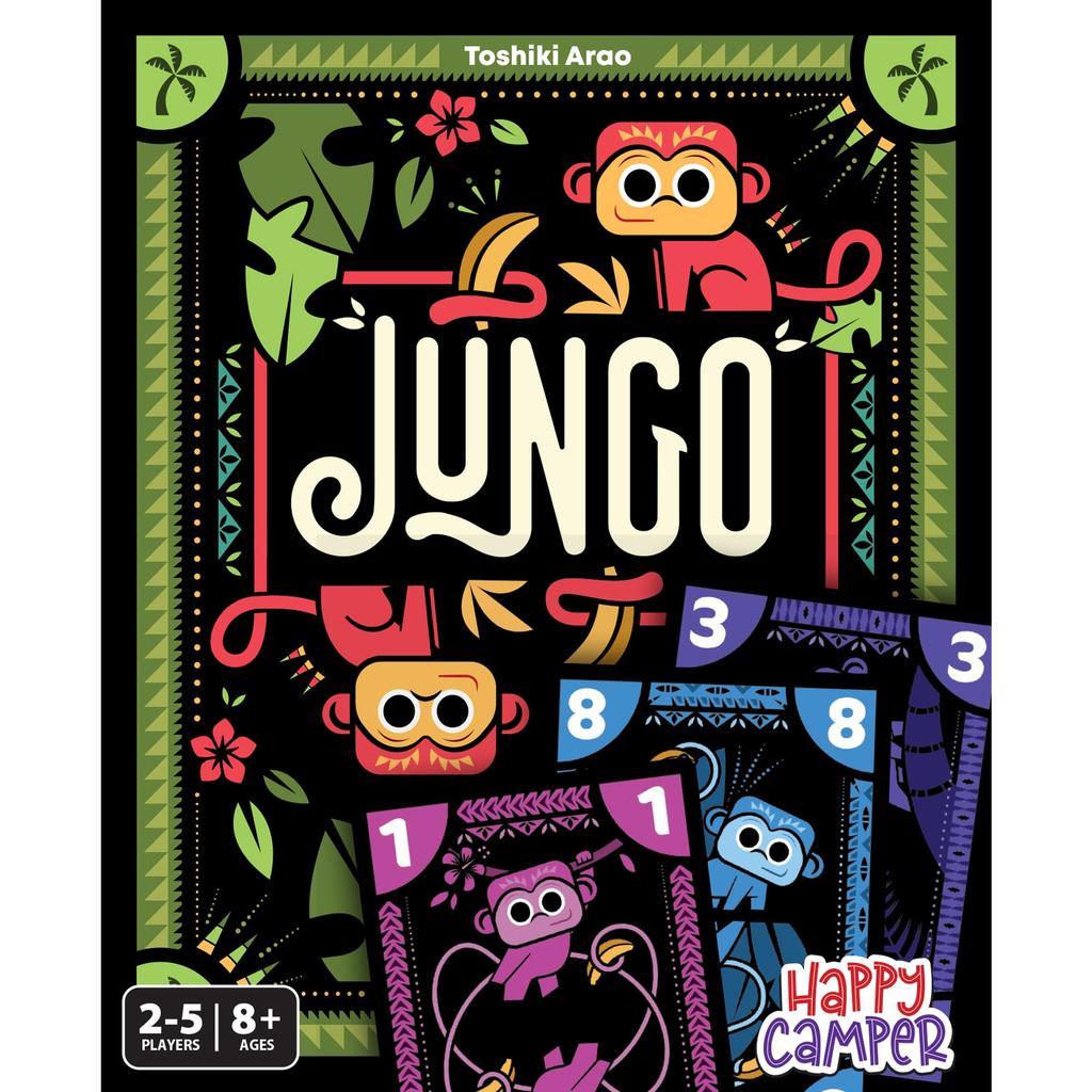 Happy Camper Jungo A simple card game with choices Perfect for and family game nights players Ages - not-so-simple travel, camping, 2-5 8+.