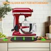 Скользящий коврик для миксера Kitchenaid с 2 черными кухонными аксессуарами, Передвижной слайдер-коврик для стационарного миксера с подъемной чашей 5-8 Qt, Слайдер для кухонной техники