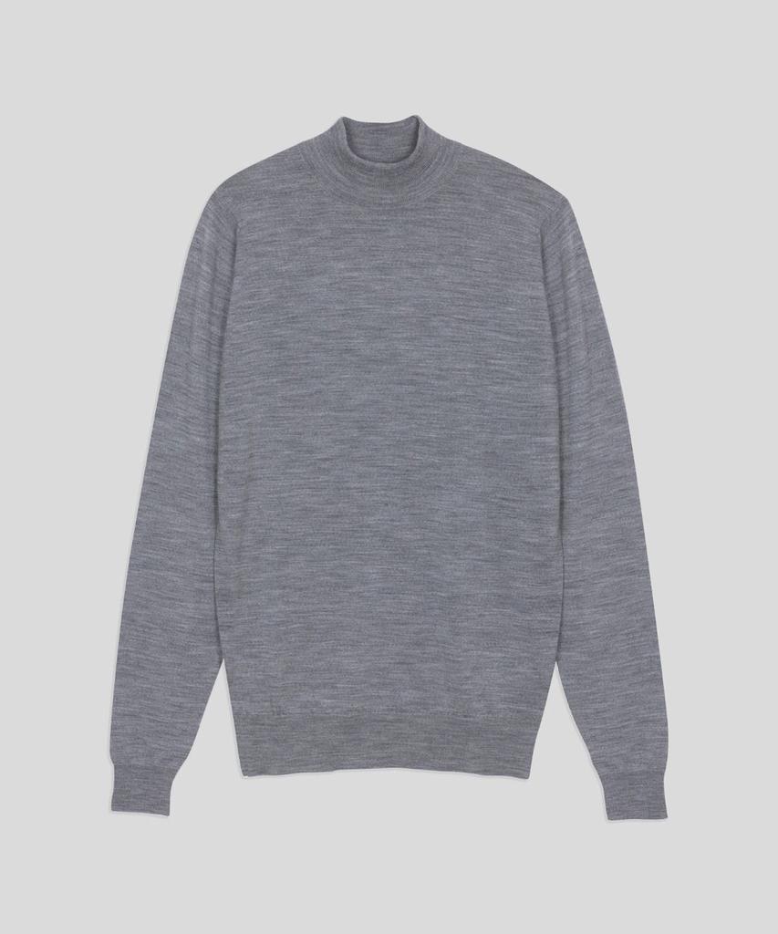 Jonseumedeulli Harcourt Merino Wool Mock Neck Knit Classic 10 Colors (B Type)