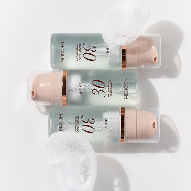 Menokin 30 Seconds Quick Bubble Mask Moist – Intensive Hydration & Radiance Care, Korean