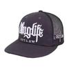 Fashion new embroidered letter double-color street micro-curved mesh cap outdoor men's and women's baseball caps sun hat