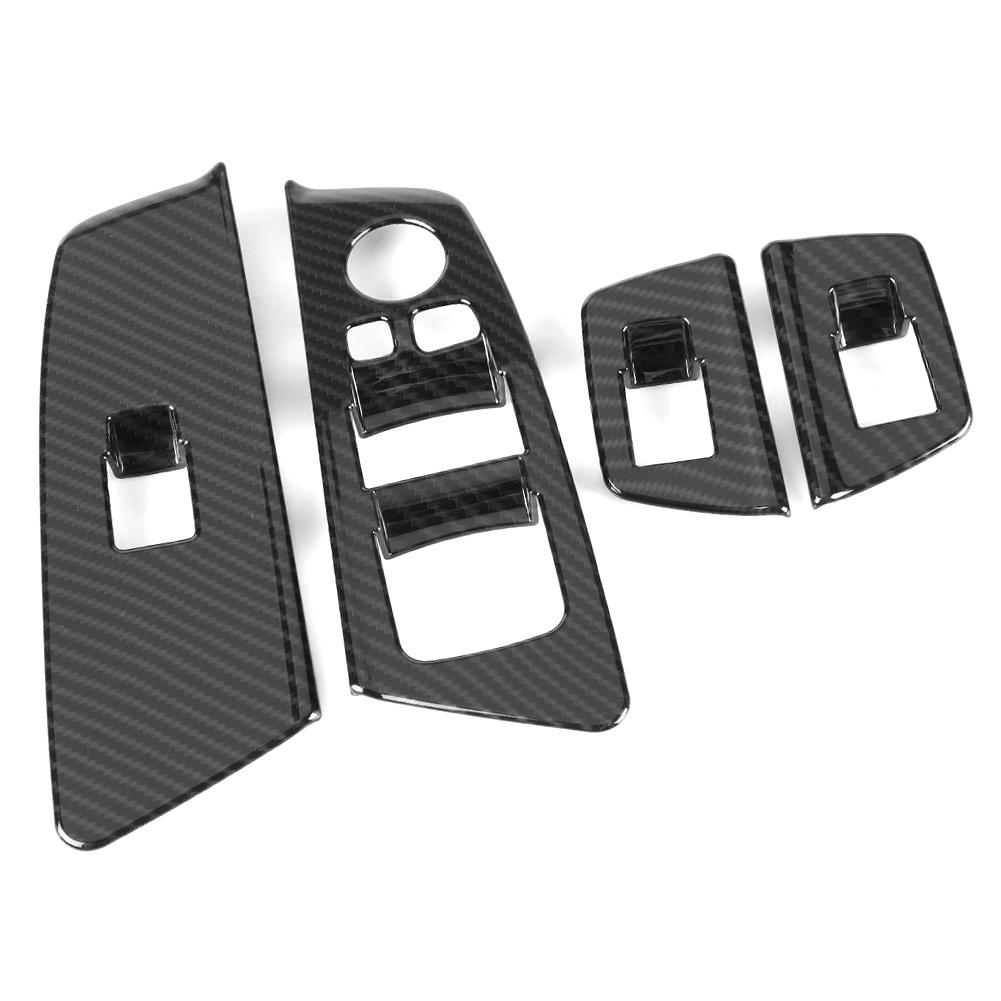 4 шт., накладка на рамку кнопки подъема стеклоподъемника автомобиля для BMW 5 серии G30 2017-2018 (# 2)