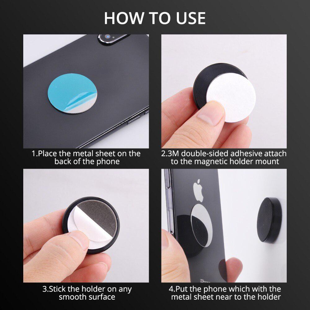 FONKEN Универсальный магнитный держатель для телефона. Настенный держатель с сильным магнитом. Автомобильная навигационная подставка.