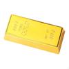 Artificial Fake Gold Bullion Bar Paperweight Door Stop for Childen Kids Toy Gift