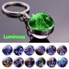 Double-sided Twelve Constellation Luminous Keychain