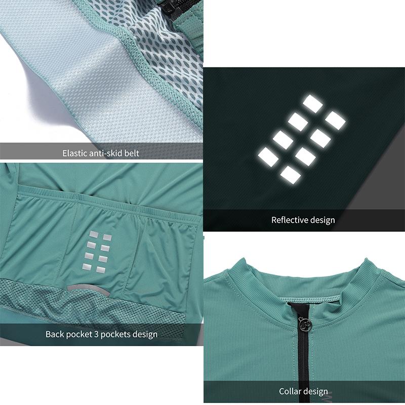 Wosawe Мужская одежда для езды на велосипеде с градиентным принтом и длинными рукавами, одежда для езды на горном велосипеде, спорт на открытом воздухе, быстросохнущая дышащая одежда для езды на велосипеде