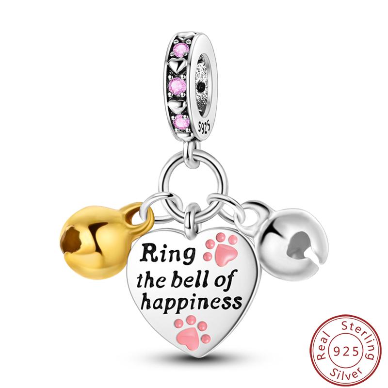 Милая серия «Кошка и собака» Медные шармы «Луна», «Бабочка», «Отпечаток лапы» 3 мм Сделай сам Изготовление изящных ювелирных изделий Подарки