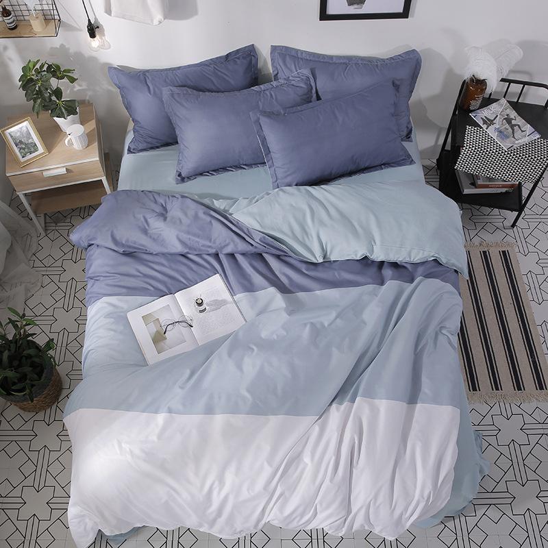 Bedding 3 Piece Aloe Vera Cotton Duvet Cover Sheet 4 Piece Set