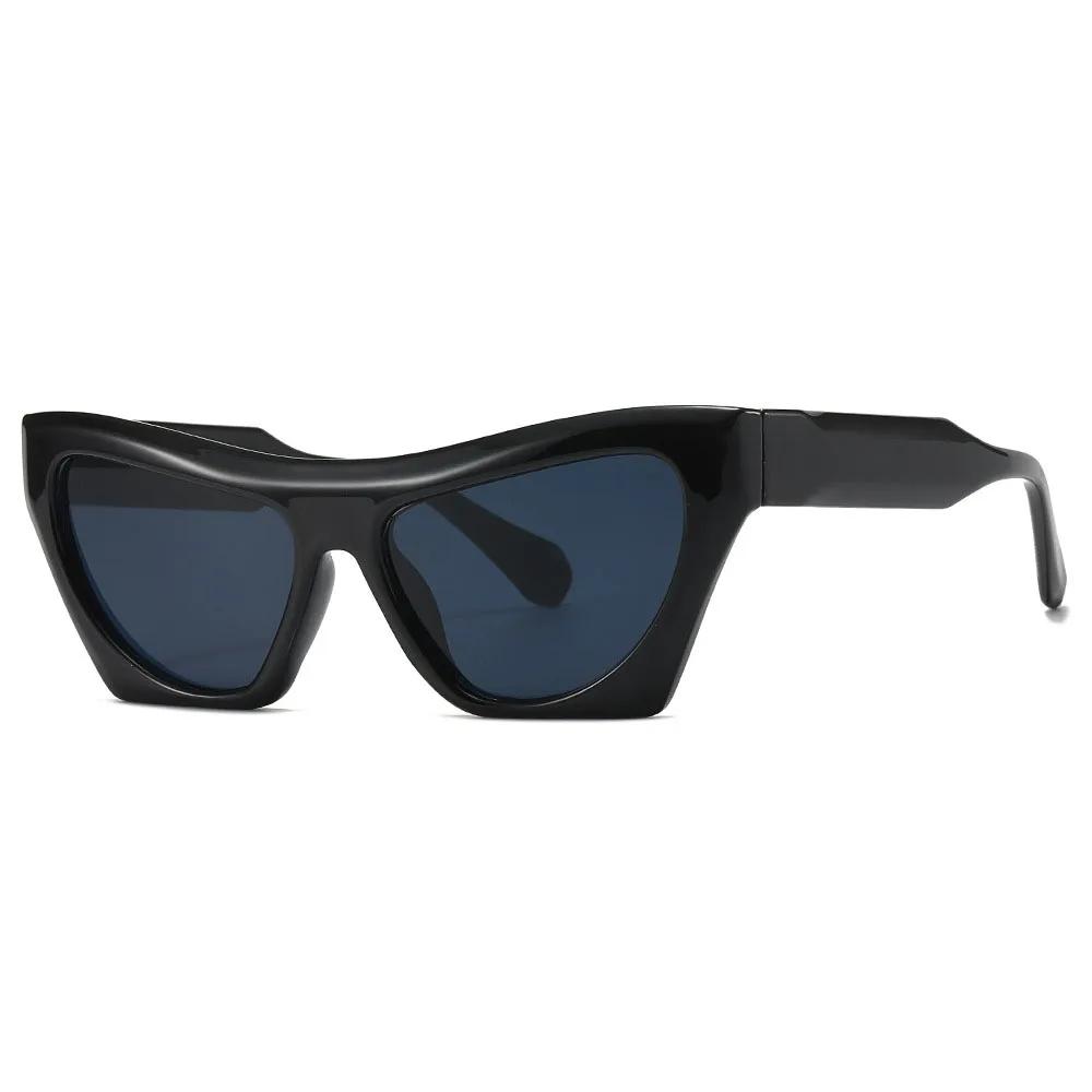 Fashion Vintage Cat Eye Sunglasses Women For Female Sun Glasses Punk Shades Luxury Brand Designer Sexy Ladies Popular Shades UV