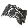 [P0686] - Black 'Batucada' Designer Bracelet (Origami)