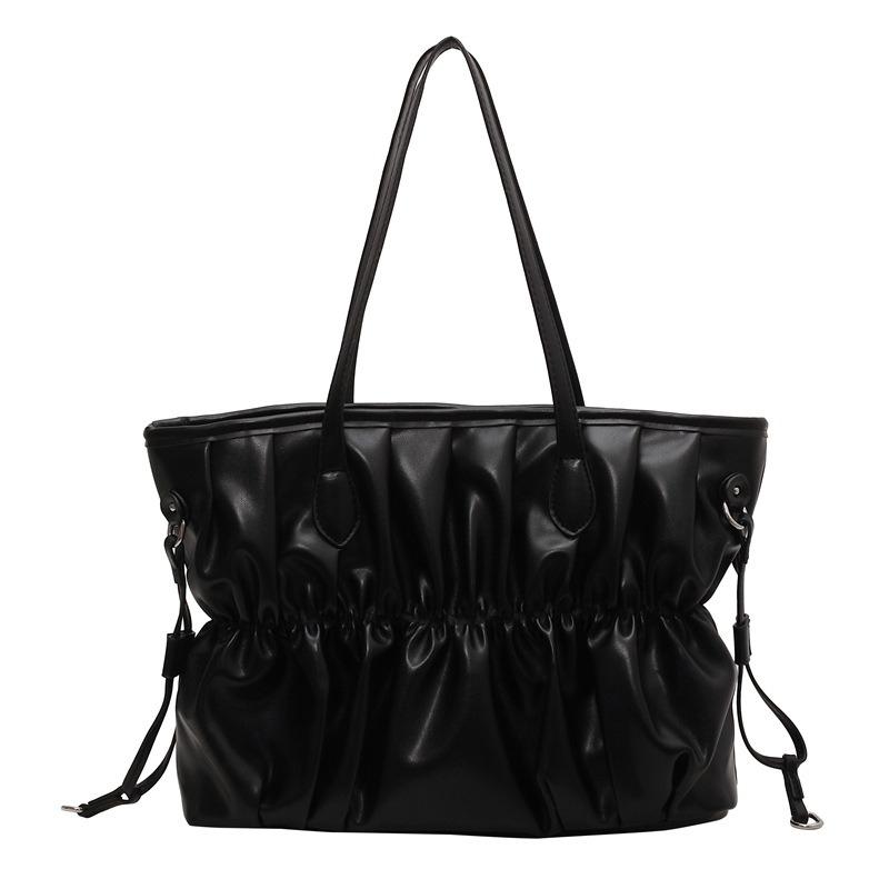 Горизонтальная сумка-облако, плиссированная большая сумка, осенне-зимняя новая сумка на плечо под мышками, модная женская сумка