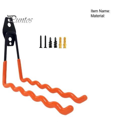 Сверхпрочный гаражный крючок с винтами, настенное крепление, металлическая вешалка для хозяйственных нужд, многофункциональная велосипедная лестница, органайзер для садовых электроинструментов, подвесная стойка для хранения