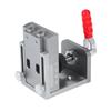 Pocket Hole Locator Jig Kit Aluminum Alloy 15 Degree Angle Oblique Hole Drilling Guide Positioner