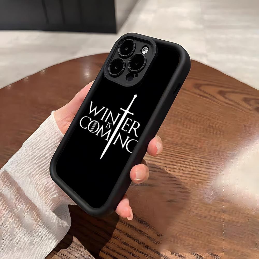 G-Game Of T-Thrones Phone Case For IPhone 17 Pro Max 15 Pro 16 14 Plus 12 13 Mini 11 Pro Shockproof Soft Cover