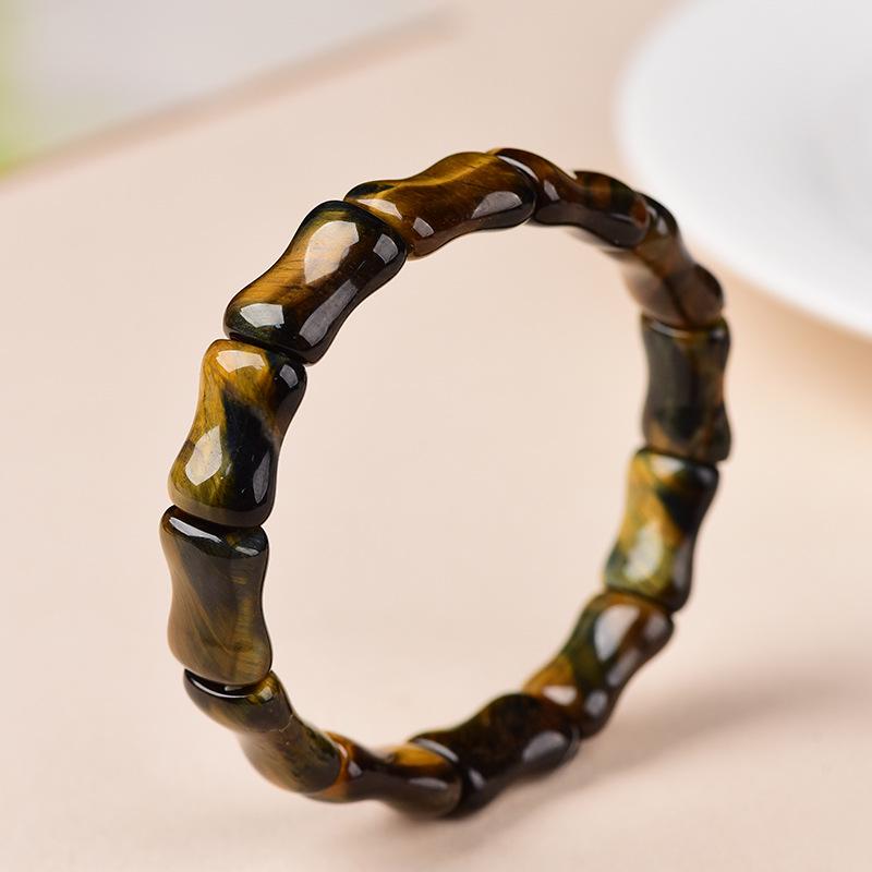Женские браслеты с кристаллами и драгоценными камнями: Смешанный камень с агатом и тигровым глазом