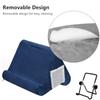 Tablet Cushion Stand, Multi-Angle Soft Pillow Lap Stand, Tablet Stand Pillow Holder For IPads, Tablets, EReaders, Smartphones, Books, Magazines