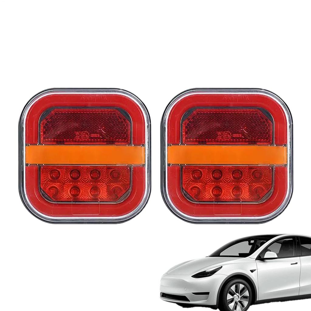 Trailer Tail Lights, Rear Lamps for Towing Trucks and Trailers | High Brightness Wireless