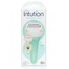 Chic Intuition Natural Aloe Female Hair Removal Machine Green Handle + Razor Blades 2pcs, 1pc, 1pc ,Korean Razor Blade