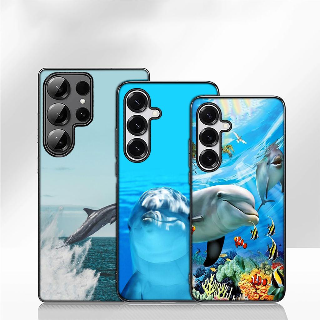 Phone Cover for Xiaomi Poco X7 X6 X5 F7 F6 F8 Ultra F5 M6 M7 M8 Pro C85 C75 C65 C71 C61 Case Dolphin Animal Casing