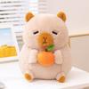 Persimmon Coin Gold Duck Capybara Plush Toy Animal Stuffed Decorations Doll