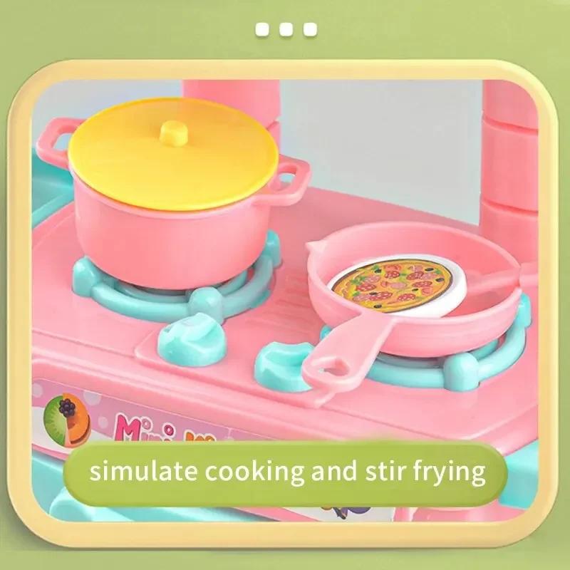 Мини-игрушки для кухонной столешницы, имитация детской игры в дом, ролевая игра, игра в приготовление еды, набор игрушек, подарок для мальчика, девочки, детей
