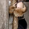 180cm Luxury Wraps Shawl Thick Fluffy Ladies Neck Warmer Muffler Fake Fur Long Scarf  For Women Men