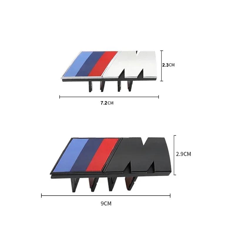 For BMW 3D car stickers front grille badge logo X1 X2 X3 X4 X5 X6 F48 G01 E84 E83 F39 F10 f30G11g07G80G60E60E46Accessories Decor