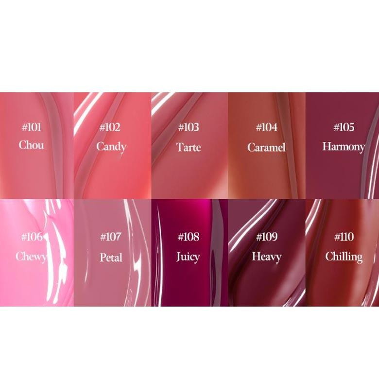 CORALHAZE Glow Lock Jelly Tint 4g, Объем, Сияющий, Желеобразная текстура, Макияж, Корейская косметика, Kbeauty, образец