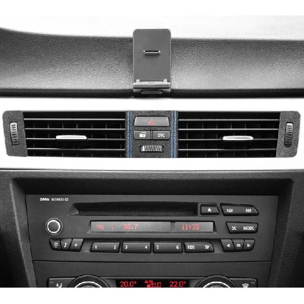 For BMW E92 E90 E93 Dashboard Panel Air Vent Outlet Trim Frame Made of Alcantara Stickers Car Interior Styling Auto Accessories