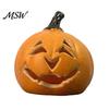 Portable Pumpkin Ornament Halloween Creepy Light, Jack-O-Lantern Decoration, Scary Atmosphere Light Hollow Lamp for Indoor Outdoor Holiday Parties